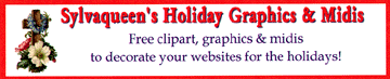 SYLVAQUEEN HOLIDAY GRAPHICS & MIDIS