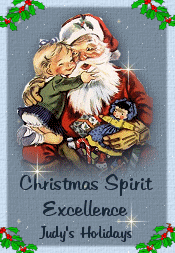 JUDY'S HOLIDAYS CHRISTMAS SPIRIT EXCELLENCE AWARD