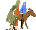 MARY & JOSEPH TRAVELING TO BETHLEHEM